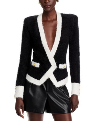 L'AGENCE - Georgia Contrast Cardigan Blazer