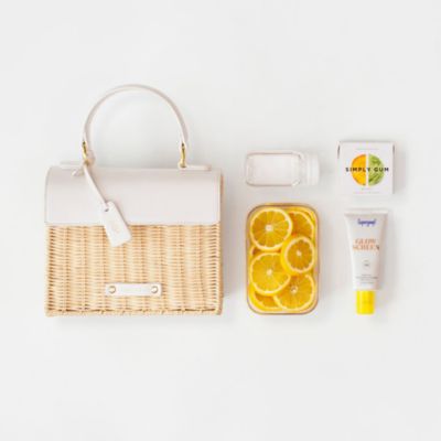 The Mini Luncher Wicker Lunch Box