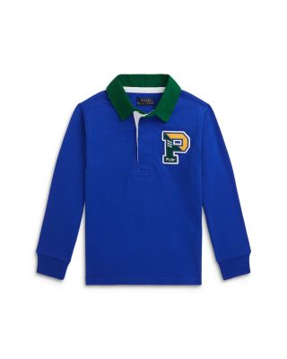 Ralph Lauren - Boys' Jersey Letterman Rugby Shirt - Little Kid