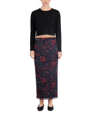 Point - Mesh Maxi Skirt