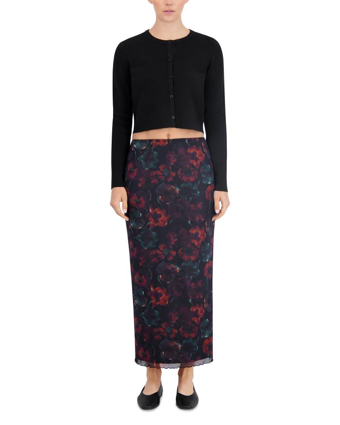 Mesh Maxi Skirt