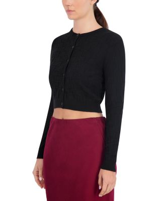 Basketweave Knit Cardigan