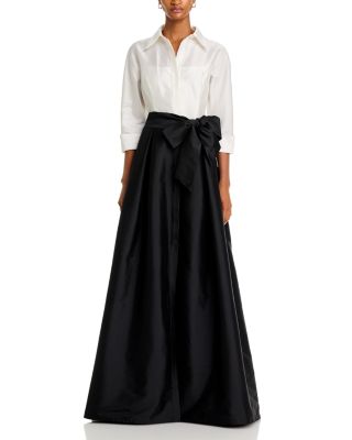 Taffeta Shirt Gown