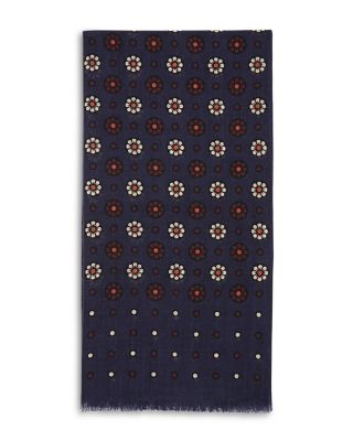 The Men's Store at Bloomingdale's Mantero Floral Medallion Italian Wool Scarf - Exclusive