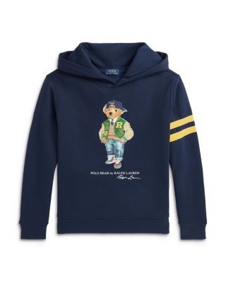 Ralph Lauren - Boys' Polo Bear Fleece Hoodie - Little Kid, Big Kid