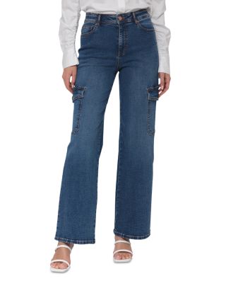 Bagatelle - High Rise Wide Leg Jeans in Montgomery