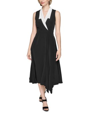 KARL LAGERFELD PARIS - Pleated Midi Dress