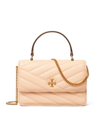 Tory Burch Kira Chevron Mini Top Handle Chain Wallet