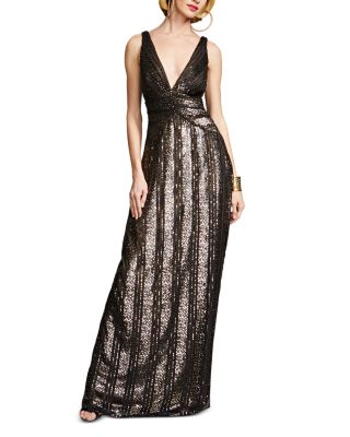 HALSTON - Esra Sequined Gown