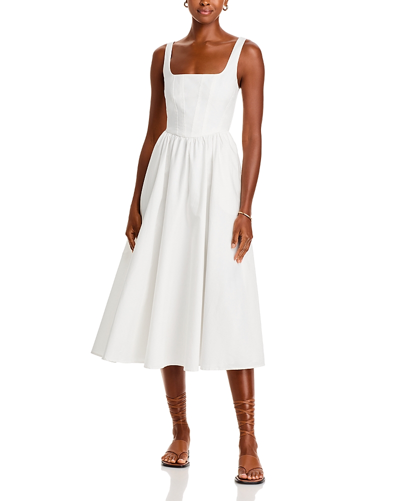 Wayf Desi Bustier Midi Dress