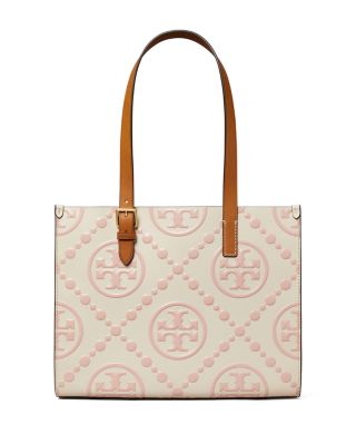 Small T Monogram Jacquard Tote