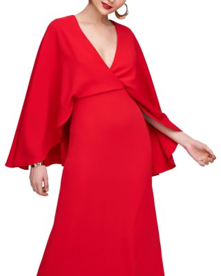 HALSTON Olaya Cape Gown | Bloomingdale's