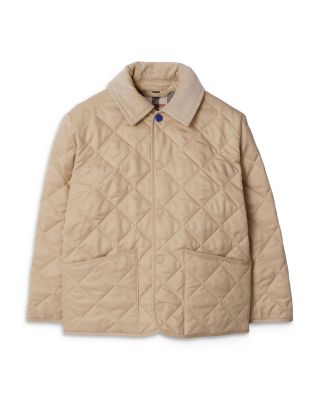 Burberry - Girls' Quilted Barn Jacket - Little Kid, Big Kid