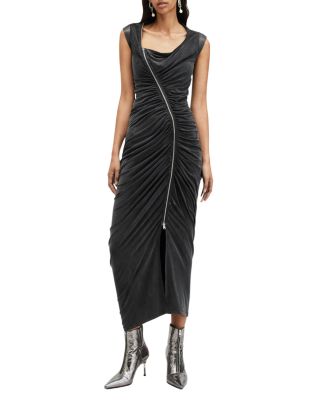 ALLSAINTS - Umbra Gathered Maxi Dress