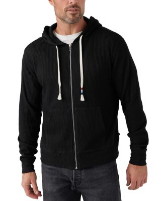 SOL ANGELES - Marr Thermal Textured Zip Front Hoodie