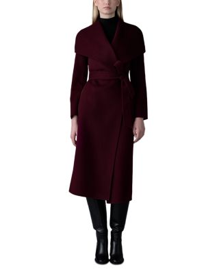 Mai Lightweight Wrap Wool Coat