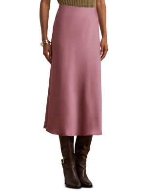 Ralph Lauren - Satin Charmeuse Midi Skirt