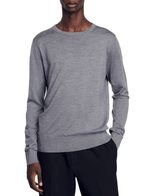 Sandro Extra Fine Merino Crewneck Sweater