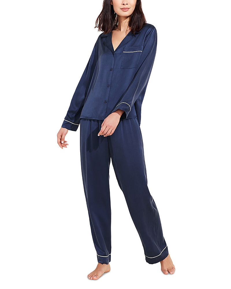 Eberjey Inez Washable Silk Long Pajama Set