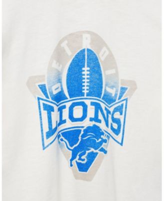 Women's NFL Detroit Lions Mock Neck Crop Tee