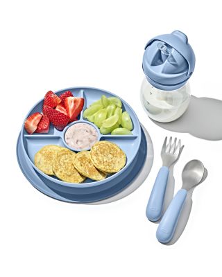 Tot Stick & Stay Suction Divided Plate