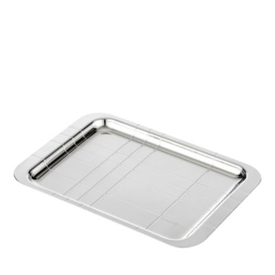 Graphik Silverplated Small Tray, 8" x 6"
