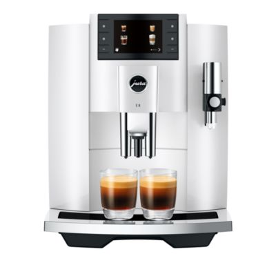 E8 Automatic Coffee Machine in Piano White