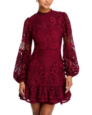Long Sleeve Lace Dress - Exclusive