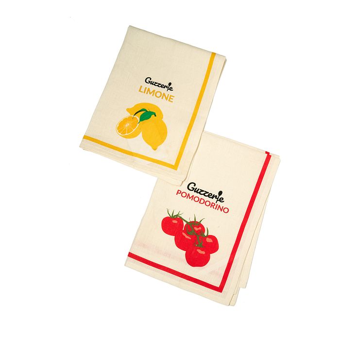 Godinger x Guzzerie Kitchen Towels, Set of 2