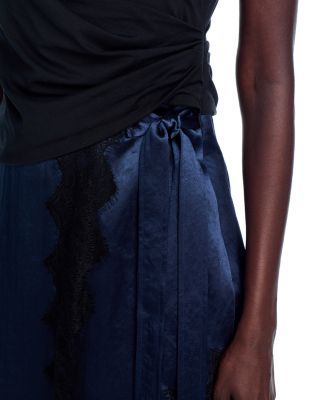 Endless Loop Lace Trim Dress