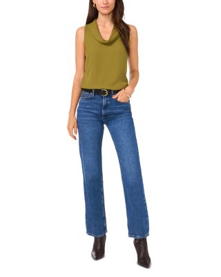 Sleeveless Cowl Neck Top