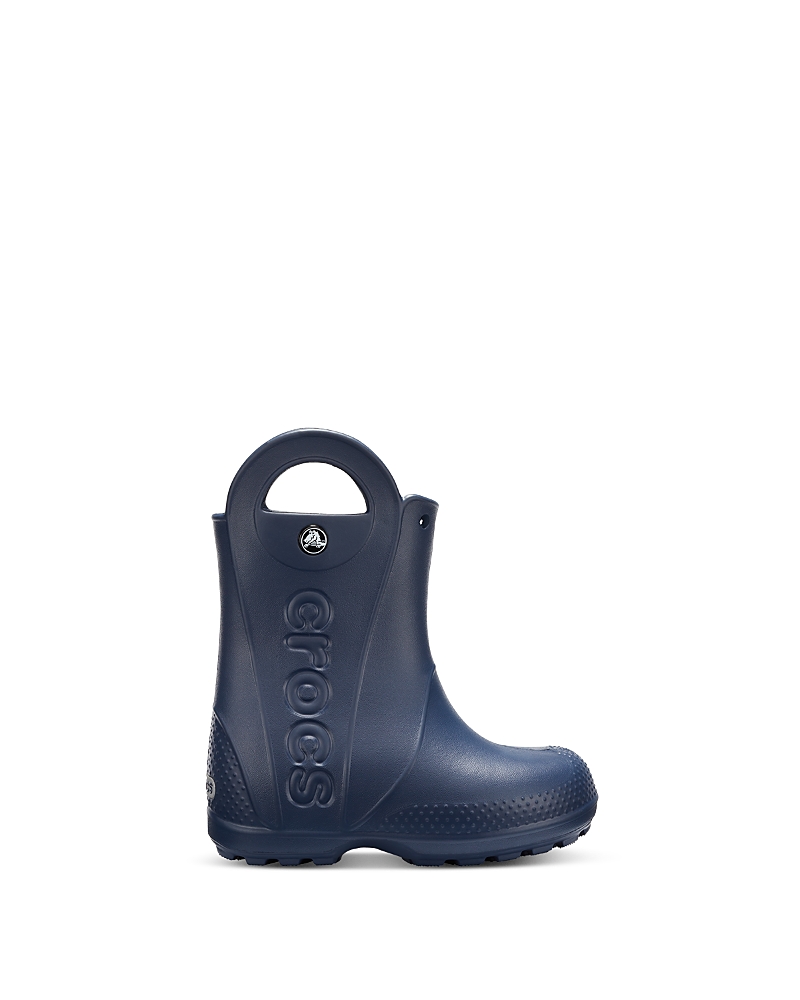 Crocs Unisex Handle It Rain Boots - Toddler In Navy