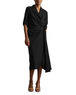 REISS - Whitney Gathered Dress