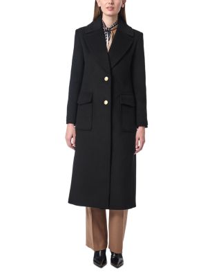 Bernardo Classic tailored Wool Melton Coat | Bloomingdale's