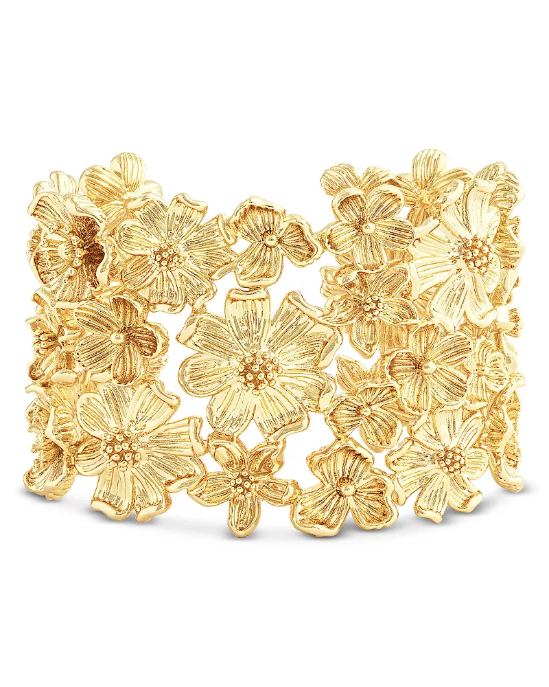 Anabel Aram Wildflower Cuff Bracelet