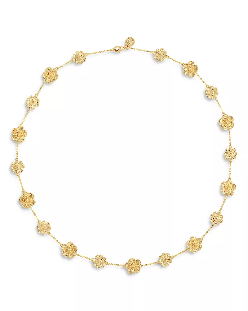 Anabel Aram Wildflower Station Statement Necklace, 20