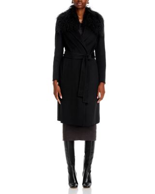 Shirley Shearling Collar Coat 