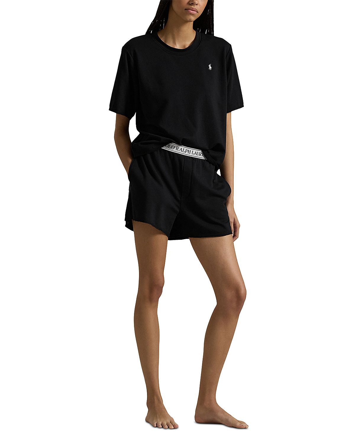Polo Ralph Lauren Terry Short Sleeve Shorty Set