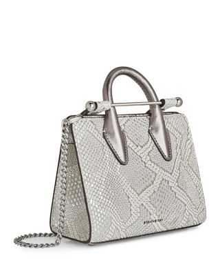 Nano Metallic Leather Tote