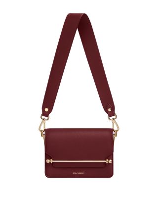 Strathberry - East West Mini Multi Strap Oxblood Crossbody