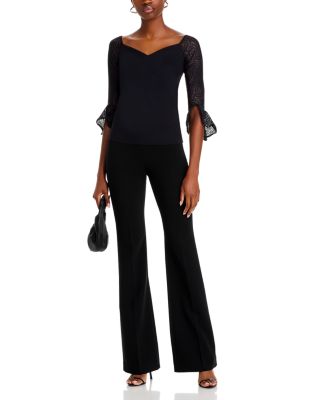 Saffy Lace Sleeve Top