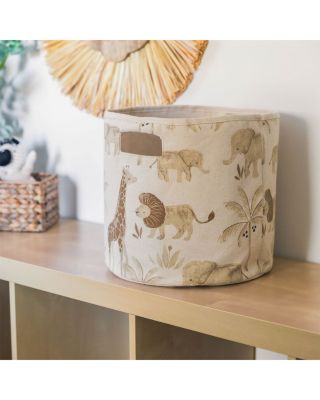 Kendi Safari Print Storage Bin