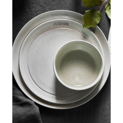 Setting for Four Dinnerware Set, White Truffle, 12 Piece