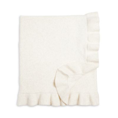Sky Ruffle Edge Knit Throw, 50 x 70 - Exclusive