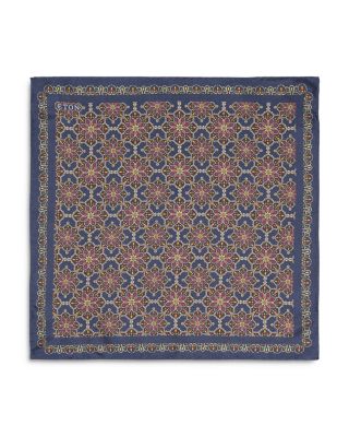 Medallion Print Pocket Square
