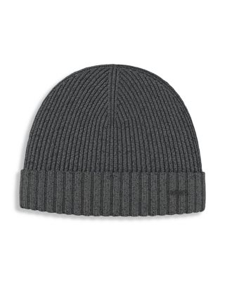 Fati Wool Ribbed Knit Beanie