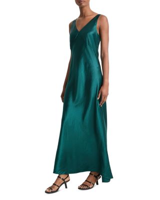 vince v neck maxi slip dress Vince V Neck Maxi Slip Dress