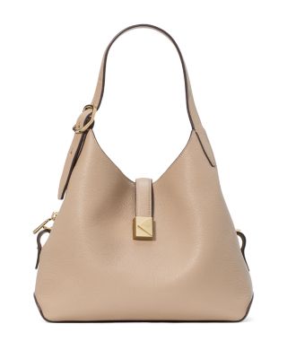 Deco Pebbled Leather Small Crossbody Tote