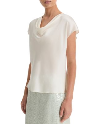 Vince - Cowl Neck Silk Blouse