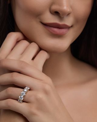 Certified Lab Grown Diamond Band in 18K Yellow Gold, 5.0 tcw